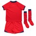 England Replika babykläder Bortaställ Barn VM 2022 Kortärmad (+ korta byxor)